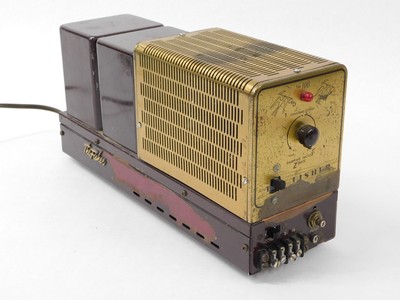 Fisher 100 Vintage 6L6 Monoblock Mono Audio Amplifier (sounds good)-image