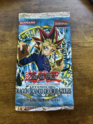 Yu-Gi-Oh Lob Legend of Blue Eyes White Dragon 1st Edition Booster Pack Spanish-image