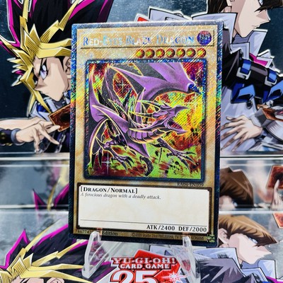 Yugioh Red-Eyes Black Dragon (8th Art) RA04-EN109 Platinum Secret Rare Near Mint-image