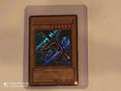 Yu Gi Oh Card Red Eyes B Dragon BPT-005 Secret Rare NM -image