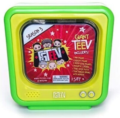 FGTeeV Giant TV Mystery Pack Series 3 Noise Putty Stickers Kids Surprise Toys -image