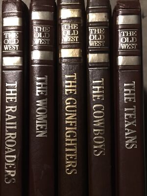 Lot Of 5 - The Old West Series - Time Life Books Set-image