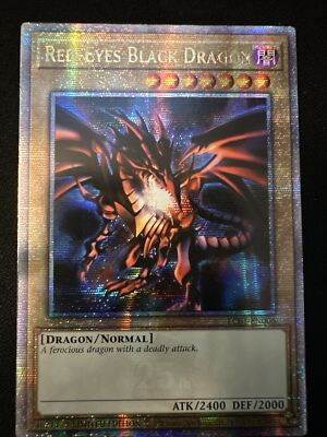 Yugioh READ Quarter Century Secret Rare LC01-EN006 Red Eyes Black Dragon-image