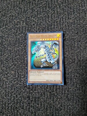 YuGiOh Legendary Collection Blue-Eyes White Dragon Holo LC01-EN004 OC1462-image