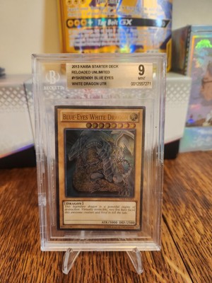 2013 Yugioh Blue Eyes White Dragon YSKR-EN001 Psa 9-image