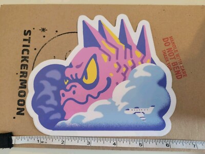 Stickermoon Yetee Godzilla Big Sticker YukaOmatic-image
