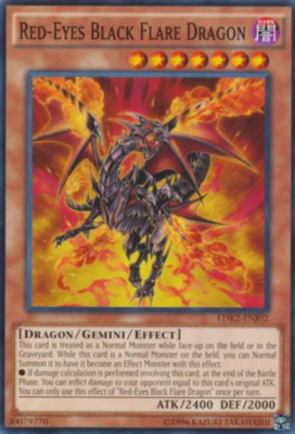 1X NM Red-Eyes Black Flare Dragon - LDK2-ENJ02 - Common Unlimited - Joey-image
