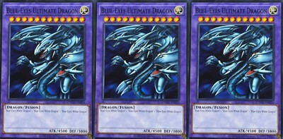 3x Blue-Eyes Ultimate Dragon (Misprint) | SDWD-EN034 | Common | Unlimited | NM-image
