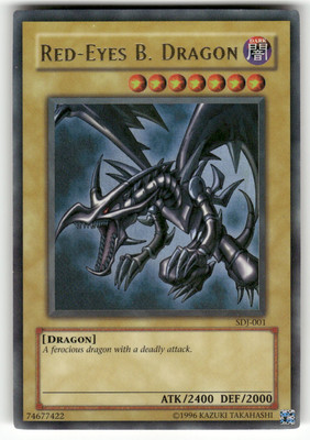 Red-Eyes B. Dragon Starter Deck: Joey Ultra Rare Yugioh Damaged-image