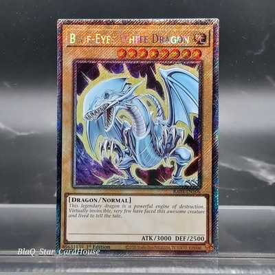 Blue-Eyes White Dragon Yu-Gi-Oh TCG RA04-EN108 - Platinum Secret Rare NM-image