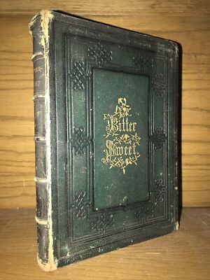 LEATHER VICTORIAN POETRY! Romantic Gift Bitter Sweet Full Original Gift Wear-image