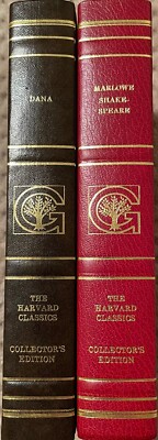 Grolier The Harvard Classics Dana Marlowe Shakespeare 1980 2 Vol Set-image