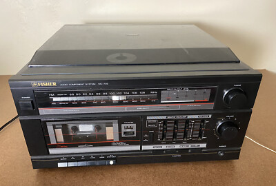 Fisher Vintage System MC-705 Stereo Audio Component Record *Untested Powers On**-image