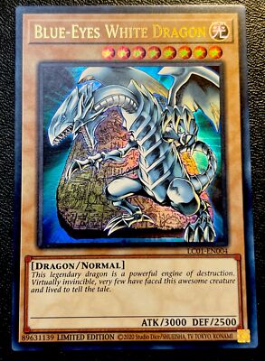 Blue-Eyes White Dragon LC01-EN004 NM 1st Ed Ultra Rare Limited Edition Yugioh-image