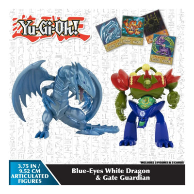Yu-Gi-Oh! Articulated Figures Blue-Eyes White Dragon & Gate Guardian-image