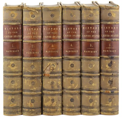 George Bancroft / History of United States from the Discovery / set of 6 / 1855-image