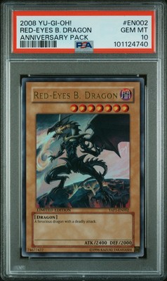 Red-Eyes Black Dragon *PSA GEM MINT 10* YAP1-EN002 * Ultra Rare * 2008 * Yugioh-image