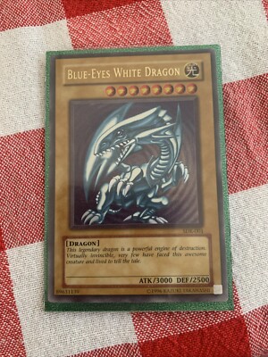 yugioh cards 1996  Blue Eyes White Dragon SDK-001-image