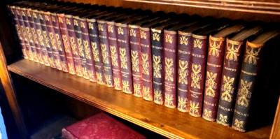 IRVING, WASHINGTON- 27 VOL. SET ART NOUVEAU LEATHER BINDINGS 1900-image