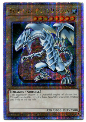 YuGiOh 25th Anniversary Quarter Century Blue-Eyes White Dragon Secret Rare LC01-image
