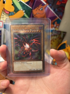 Red Eyes Black Dragon RA04-EN109 MISPRINT Platinum Rare-image