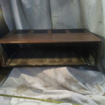 Fisher 514 cd4 stereo receiver vintage wood case-image