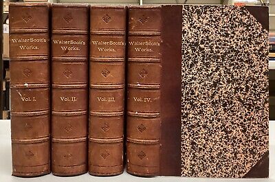 1850s Sir Walter Scott's Works T. B. Peterson Four Volume Set-image