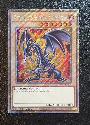 Yugioh RA04-EN109 Red-Eyes Black Dragon (7th artwork) PSR 1st MINT 10-image