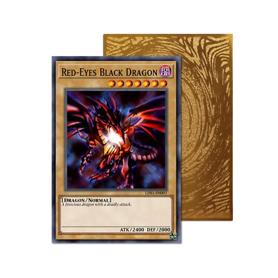 Red-Eyes Black Dragon Metal Orica Card - Yu-Gi-Oh!-image