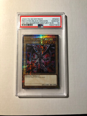 Red-Eyes Black Dragon (Platinum Secret Rare) RA03-EN081 Quarter Century Bonanza-image