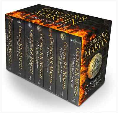 Game of Thrones : A Song of Ice and Fire 7 Books Box Set By George R R Martin..F-image