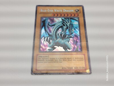 1996 BPT-009 Yu-Gi-Oh Blue Eyes White Dragon 1st Edition English with case 1996-image