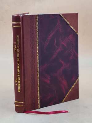Kommentar Zu Dem Ersten Briefe An Die Korinther. 1 Volume 1 1886 [Leather Bound]-image
