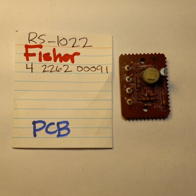 📈 FISHER 🎼 4 2262 00091 UNKNOWN PCB 🎼 RS-1022 STEREO RECEIVER-image