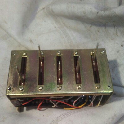 Fisher 514 cd4 stereo receiver vintage tone control switch assembly-image