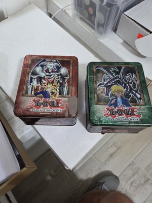 2 1996 Yu-Gi-Oh! Collector's Tin Red-Eyes Black Dragon Tins-image