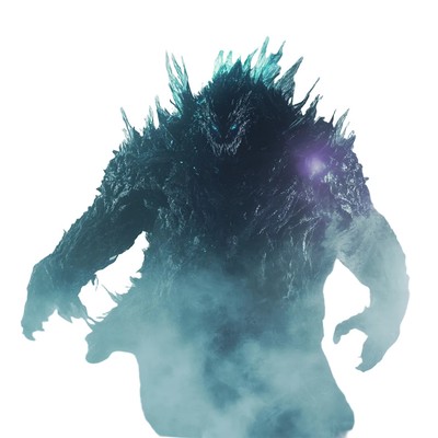 Ancient Arctic Godzilla Vinyl Car Decal Sticker – Waterproof & UV-Resistant-image