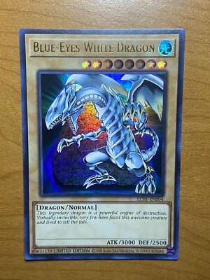 YuGiOh Blue-Eyes White Dragon Limited Edition LC01-EN004 Ultra Rare-image