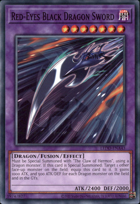 Red-Eyes Black Dragon Sword LEDD-ENA43 Yugioh-image