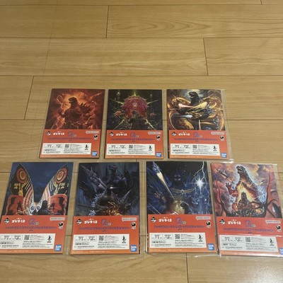 Ichibankuji Godzilla G Prize Illustration Board Sticker Vs Series Set-image