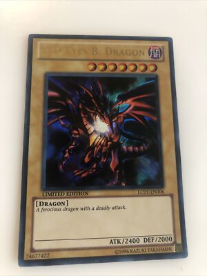 YuGiOh! Red-Eyes Black Dragon - LC01-EN006 - Ultra Rare - Limited Edition -image