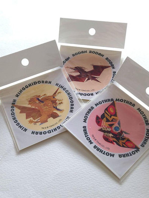 Godzilla Collection Sticker 3 Kinds Stickers-image