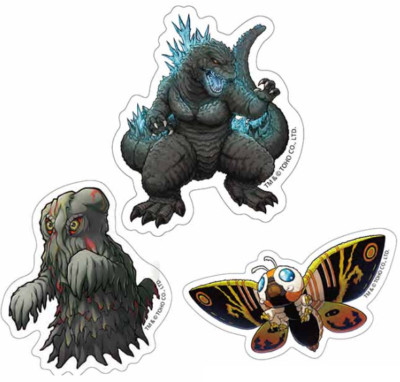 Godzilla Sticker Set BD Japan NEW-image