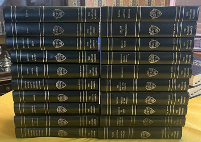 Harvard Classics 1969 Registered Edition Set Of 20 Books Bonded Leather-image