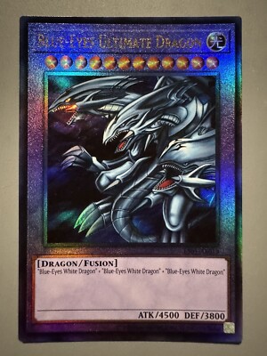 YUGIOH BLUE-EYES ULTIMATE DRAGON ASIA ENGLISH EDITION ES01-AE019 ULTIMATE RARE-image