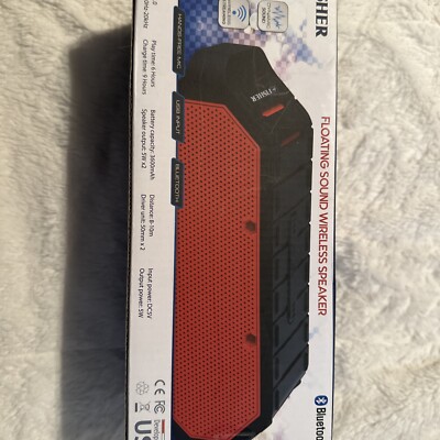Fisher FBT455R  Floating Waterproof Wireless Bluetooth IPX7 Speaker Rechargeable-image