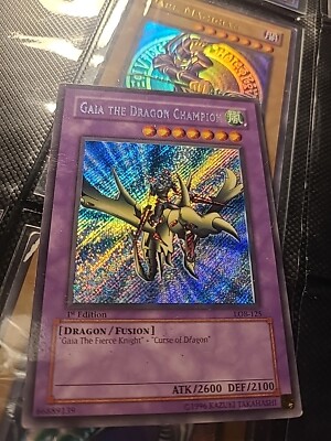Yu-Gi-Oh! TCG Gaia the Dragon Champion Legend of Blue Eyes White Dragon LOB-125 -image