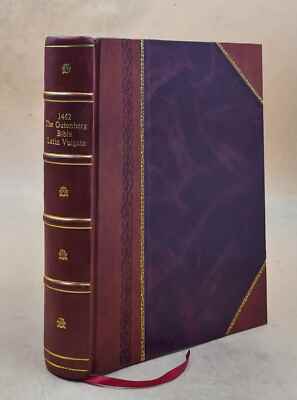 1462 The Gutenberg Bible Latin Vulgate 1710 [Leather Bound]-image