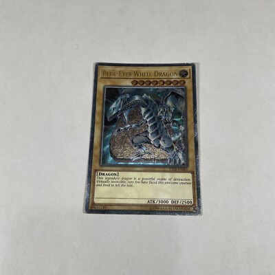 Yu-Gi-Oh! TCG Blue-Eyes White Dragon YSKR-EN001 Ultimate Rare Unlimited LP-image