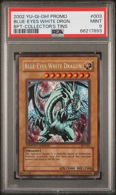Blue Eyes White Dragon BPT-003 LIMITED EDITION COLLECTOR TIN (PSA 9)-image